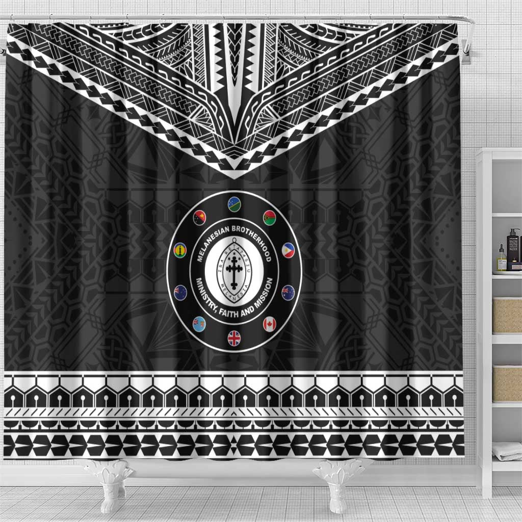 Melanesian Brotherhood Shower Curtain Ministry Faith And Mission LT05 - Polynesian Pride