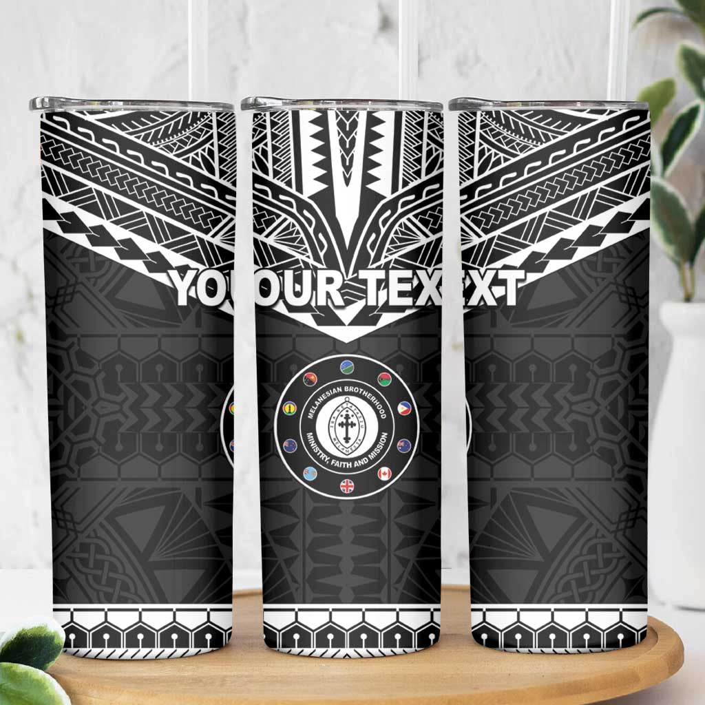 Personalised Melanesian Brotherhood Skinny Tumbler Ministry Faith And Mission LT05 - Polynesian Pride