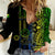 Custom Vanuatu Malampa Women Casual Shirt Polynesian Tribal LT6 Female Black - Polynesian Pride