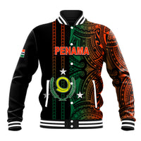 Custom Vanuatu Penama Baseball Jacket Polynesian Tribal LT6 Unisex Black - Polynesian Pride