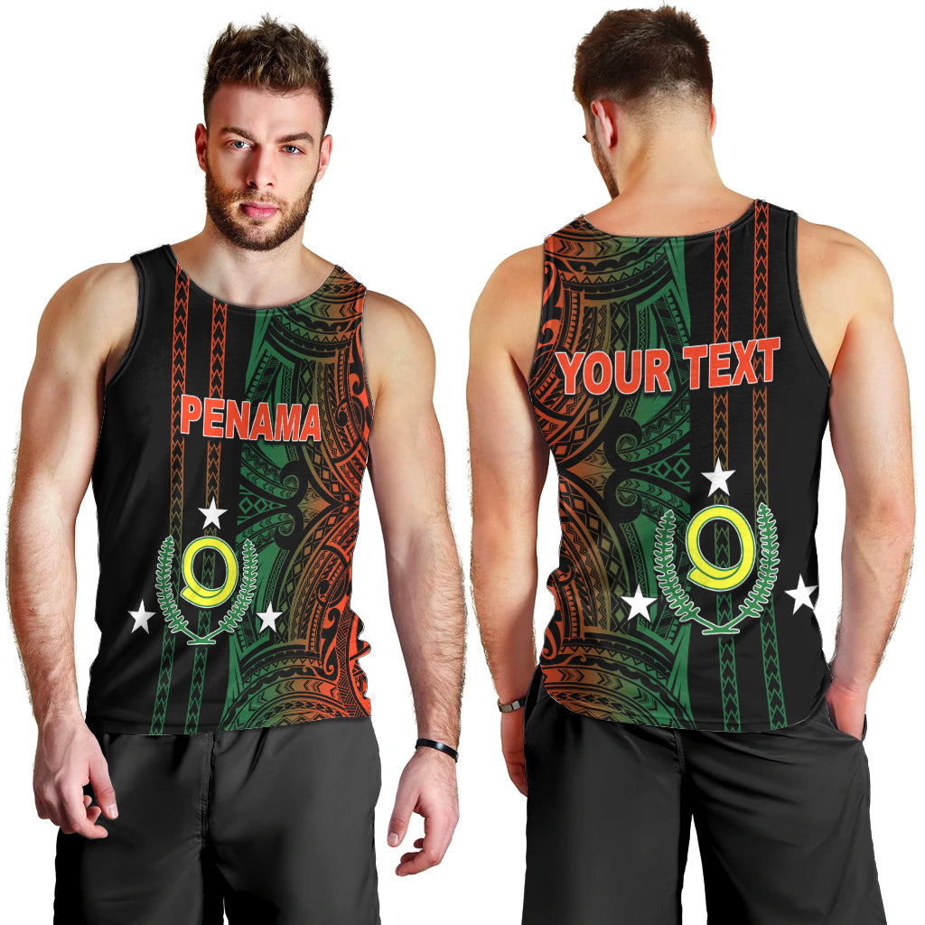 Custom Vanuatu Penama Men Tank Top Polynesian Tribal LT6 - Polynesian Pride