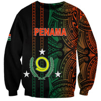 Custom Vanuatu Penama Sweatshirt Polynesian Tribal LT6 Unisex Black - Polynesian Pride