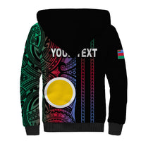 Custom Vanuatu Shefa Sherpa Hoodie Polynesian Tribal LT6 - Polynesian Pride
