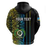 Custom Vanuatu Torba Hoodie Polynesian Tribal LT6 - Polynesian Pride
