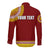 Tonga School Ha'apai High School Long Sleeve Button Shirt Tribal Pattern LT6 - Polynesian Pride
