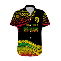 Custom Tribal Vanuatu Hawaiian Shirt Pround To Be A Ni-Van LT6 Black - Polynesian Pride