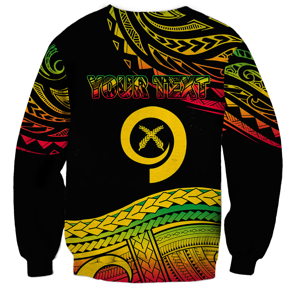 Custom Tribal Vanuatu Sweatshirt Pround To Be A Ni-Van LT6 - Polynesian Pride