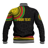 Custom Vanuatu Baseball Jacket Polynesia Circle LT6 - Polynesian Pride