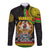 Vanuatu Long Sleeve Button Shirt Melanesian Festival LT6 Unisex Black - Polynesian Pride