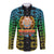 Melanesian Festival 2023 Long Sleeve Button Shirt Tribal Patterns LT6 Unisex Black - Polynesian Pride
