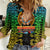 Melanesian Festival 2023 Women Casual Shirt Tribal Patterns LT6 Female Black - Polynesian Pride