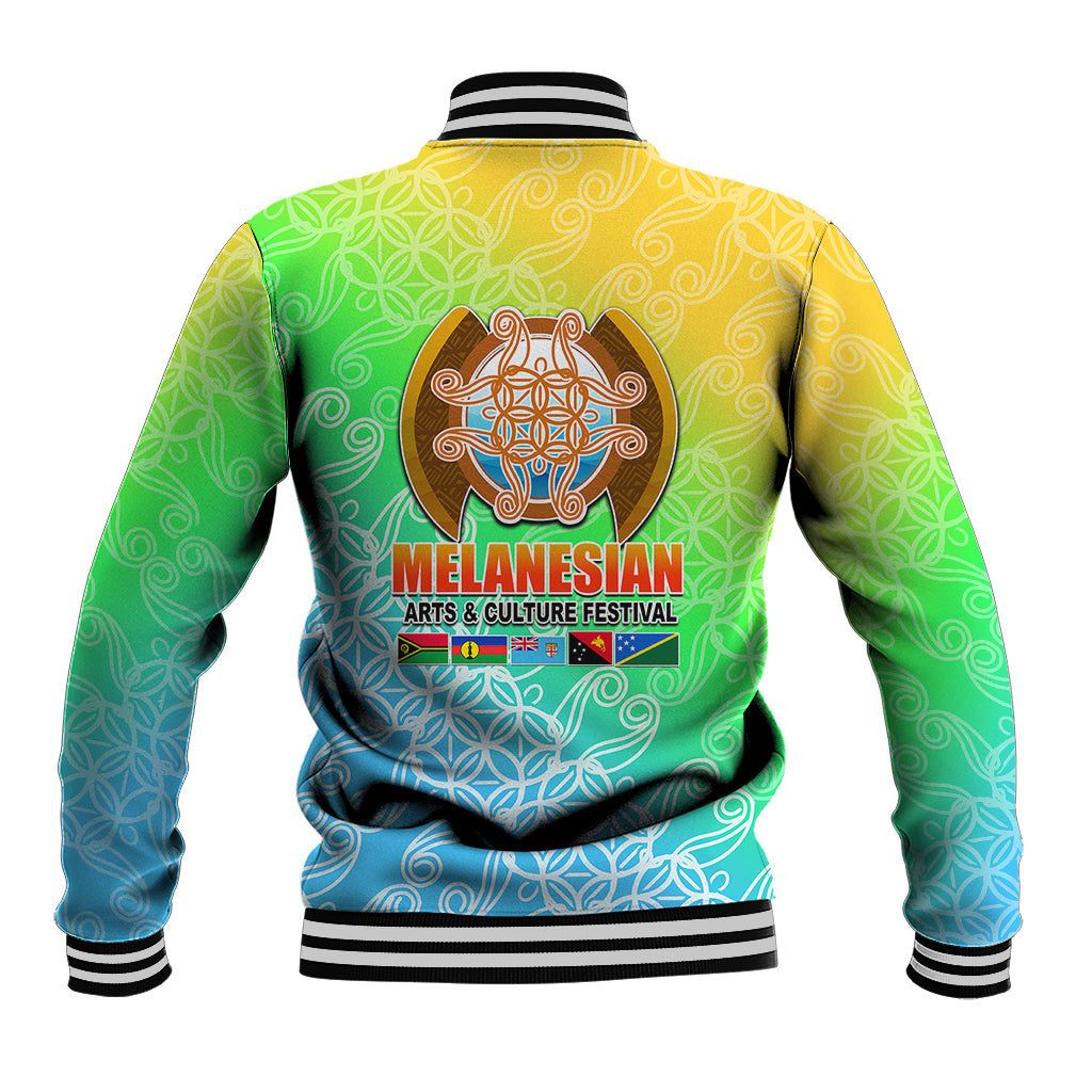 Melanesian Festival 2023 Baseball Jacket Fest'Napuan Colorful Style LT6 - Polynesian Pride