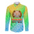 Melanesian Festival 2023 Long Sleeve Button Shirt Fest'Napuan Colorful Style LT6 Unisex Green - Polynesian Pride