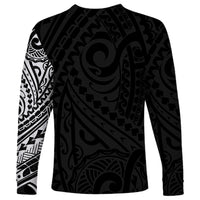 Polynesian Husky Dog Long Sleeve Shirt Dog In My Heart LT6 - Polynesian Pride