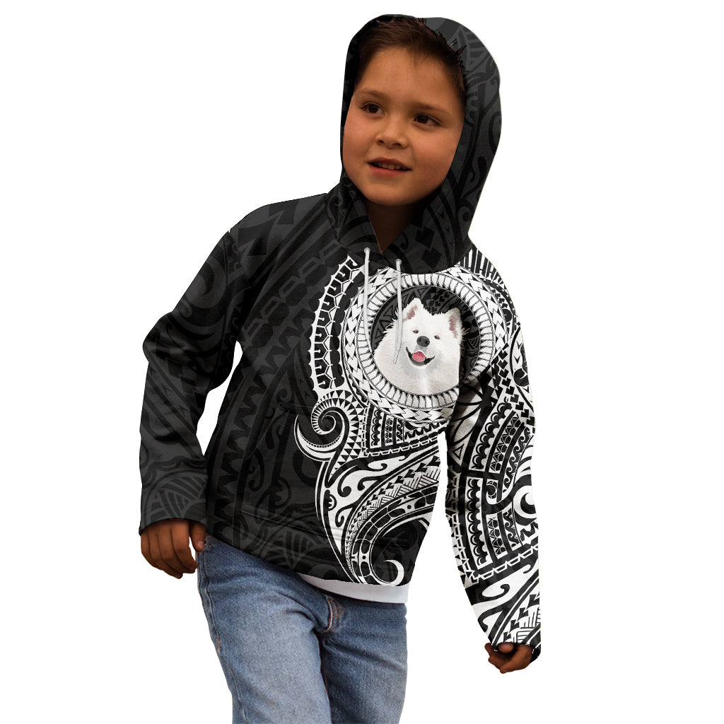 Polynesian Samoyed Dog Kid Hoodie Dog In My Heart LT6 - Polynesian Pride
