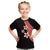 Polynesian Kid T Shirt With Plumeria Flower Red LT6 Red - Polynesian Pride