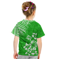 Hawaii Summer Kid T Shirt Mix Polynesian Green LT6 - Polynesian Pride