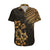 Hawaii Summer Couples Matching Outfits Combo Long Sleeve Dress Mix Polynesian Gold LT6 - Polynesian Pride