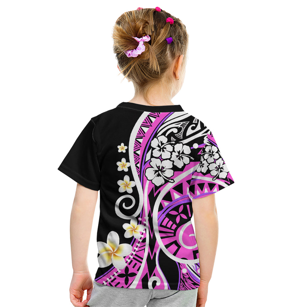 Plumeria Polynesian Kid T Shirt Trending Pink LT6 - Polynesian Pride