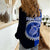 Custom Pukapuka Of Cook Islands Women Casual Shirt Mix Half Black LT6 - Polynesian Pride