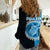 Custom Mauke Of Cook Islands Women Casual Shirt Mix Half Black LT6 - Polynesian Pride