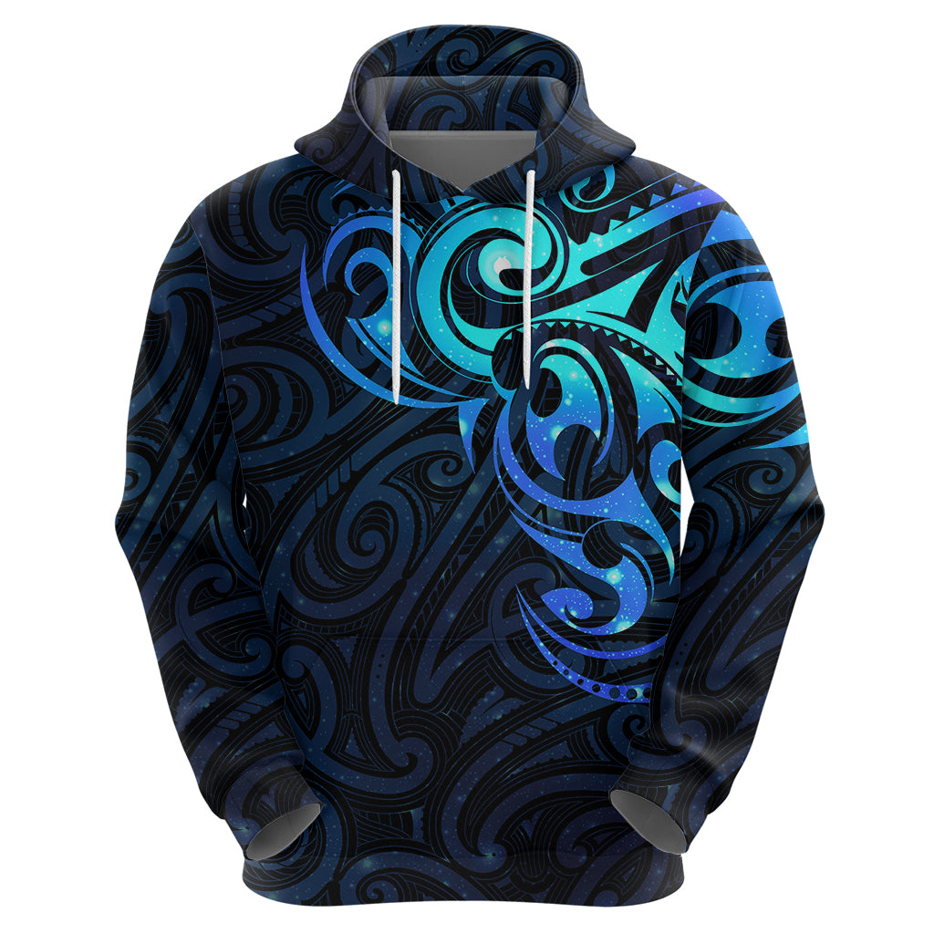 Matariki New Zealand Hoodie Maori New Year Galaxy Sky Blue LT6 - Polynesian Pride