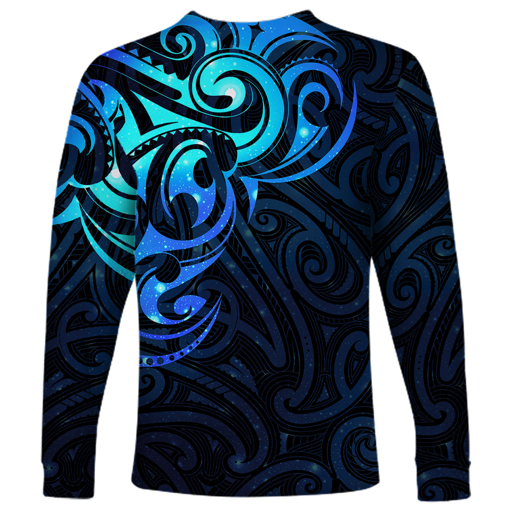 Matariki New Zealand Long Sleeve Shirt Maori New Year Galaxy Sky Blue LT6 - Polynesian Pride