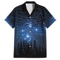Matariki Te Tau Hou Māori Family Matching Puletasi and Hawaiian Shirt New Zealand Starry Sky LT7 Dad's Shirt - Short Sleeve Galaxy - Polynesian Pride