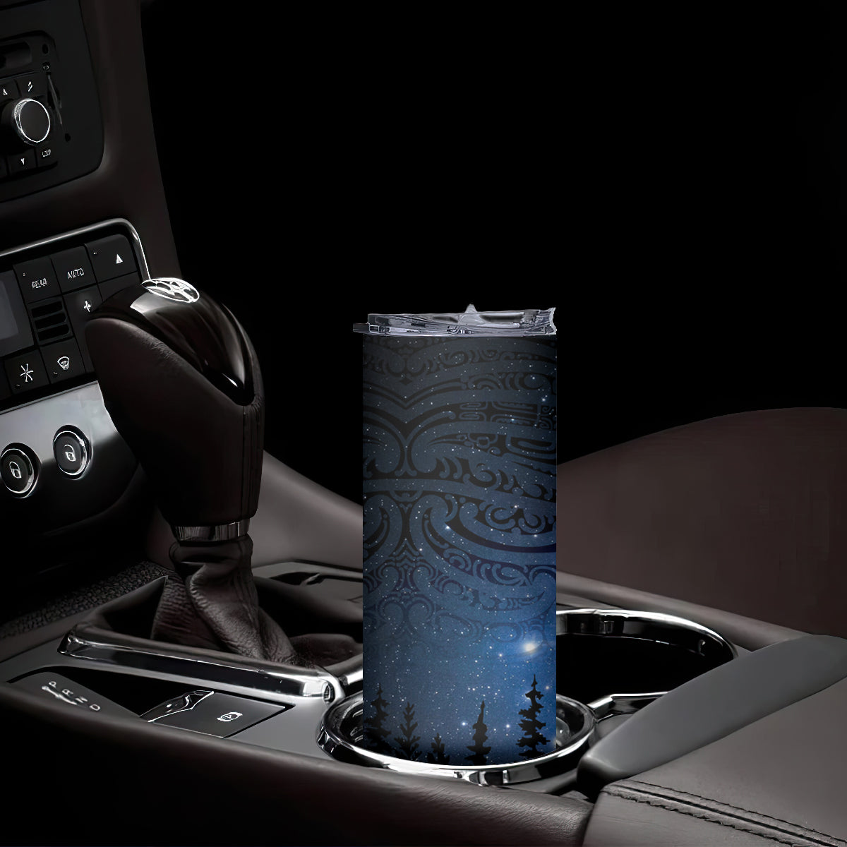 Matariki Te Tau Hou Māori Skinny Tumbler New Zealand Starry Sky LT7 - Polynesian Pride
