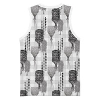 Aloha Hawaii Vintage Kahili Pa'a Lima Basketball Jersey Palaka Print Hinahina