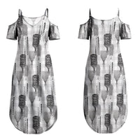 Aloha Hawaii Vintage Kahili Pa'a Lima Couples Matching Summer Maxi Dress and Hawaiian Shirt Palaka Print Hinahina