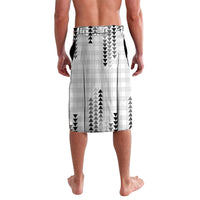 Aloha Hawaii Vintage Kahili Pa'a Lima Lavalava Palaka Print Hinahina