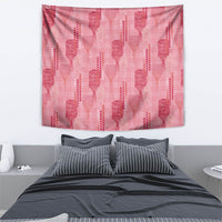 Aloha Hawaii Vintage Kahili Pa'a Lima Tapestry Palaka Print Berry Pink