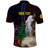 New Caledonia Kanaky Personalized Polo Shirt Kagu Bird Emblem LT7 - Polynesian Pride