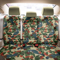 New Zealand Christmas Back Car Seat Cover Romantic Tui Birds on Pohutukawa - Ivory LT7 - Polynesian Pride