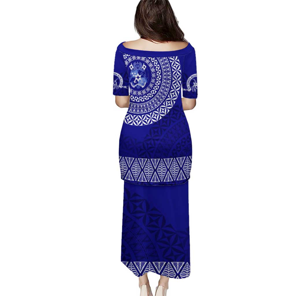 Queen Salote College Tonga Puletasi Dress Kupesi Style - Ver03 LT7