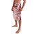 Aloha Hawaii Island Personalized Lavalava Crimson Dreamy Turtle