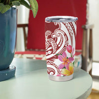 Aloha Hawaii Island Personalized Tumbler Cup Crimson Dreamy Turtle LT7 - Polynesian Pride