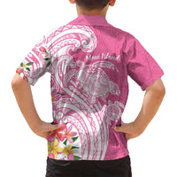 Aloha Maui Island Personalized Family Matching Puletasi and Hawaiian Shirt Rose Dreamy Turtle LT7 - Polynesian Pride