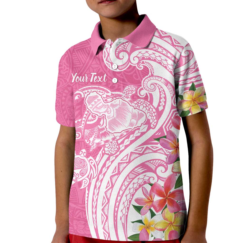 Aloha Maui Island Personalized Kid Polo Shirt Rose Dreamy Turtle LT7 Kid Rose Pink - Polynesian Pride