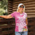 Aloha Maui Island Personalized Women Polo Shirt Rose Dreamy Turtle