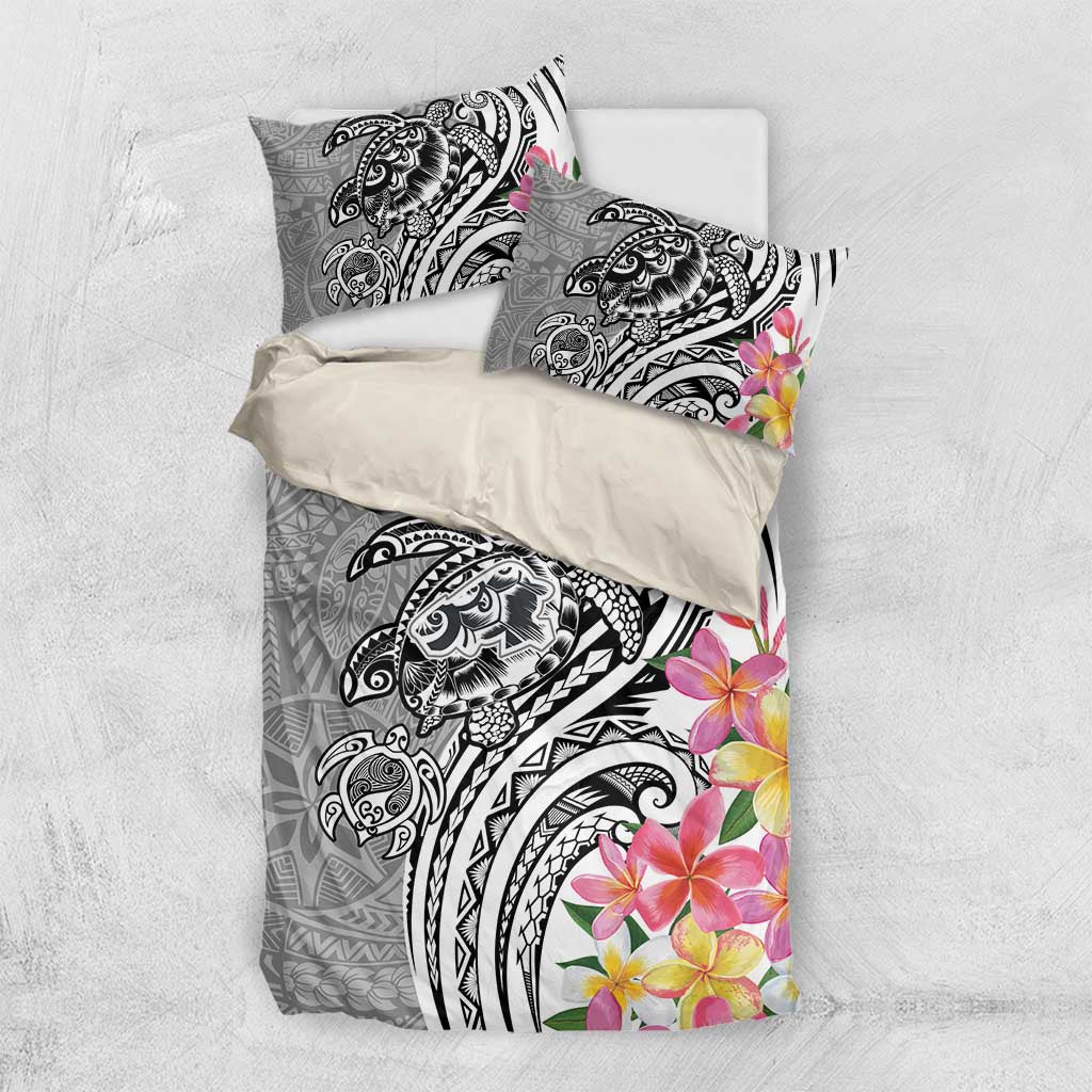 Aloha Kahoolawe Island Personalized Bedding Set Ashen Dreamy Turtle