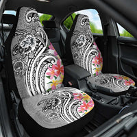 Aloha Kahoolawe Island Personalized Car Seat Cover Ashen Dreamy Turtle LT7 One Size Grey - Polynesian Pride