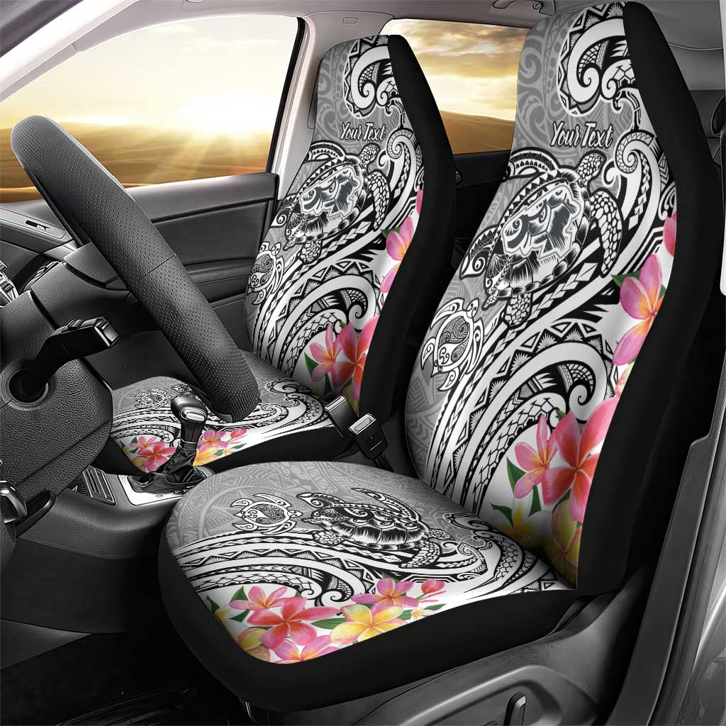 Aloha Kahoolawe Island Personalized Car Seat Cover Ashen Dreamy Turtle LT7 - Polynesian Pride