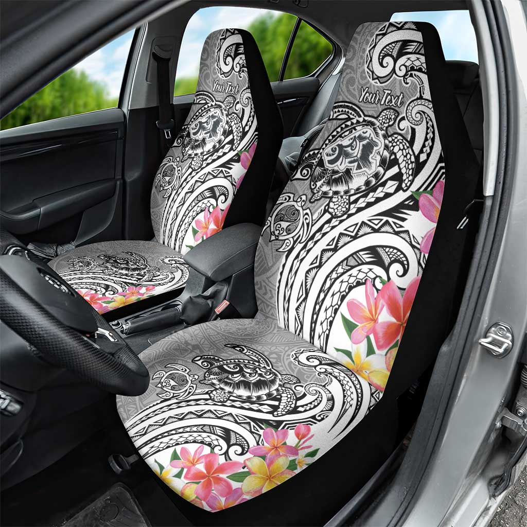 Aloha Kahoolawe Island Personalized Car Seat Cover Ashen Dreamy Turtle LT7 - Polynesian Pride