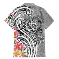 Aloha Kahoolawe Island Personalized Family Matching Mermaid Dress and Hawaiian Shirt Ashen Dreamy Turtle LT7 - Polynesian Pride