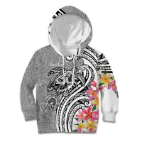 Aloha Kahoolawe Island Personalized Kid Hoodie Ashen Dreamy Turtle LT7 Hoodie Grey - Polynesian Pride