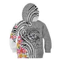 Aloha Kahoolawe Island Personalized Kid Hoodie Ashen Dreamy Turtle LT7 - Polynesian Pride