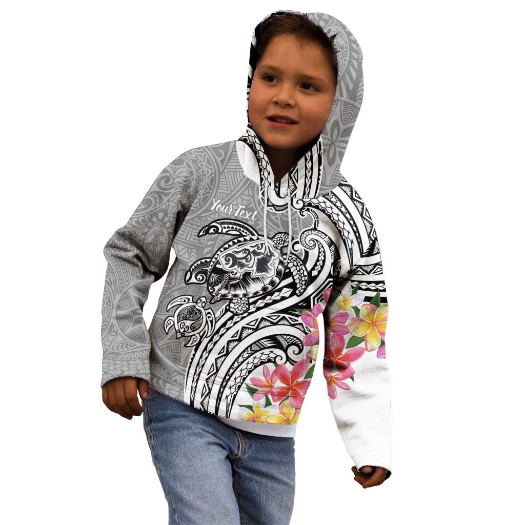 Aloha Kahoolawe Island Personalized Kid Hoodie Ashen Dreamy Turtle LT7 - Polynesian Pride