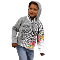 Aloha Kahoolawe Island Personalized Kid Hoodie Ashen Dreamy Turtle LT7 - Polynesian Pride